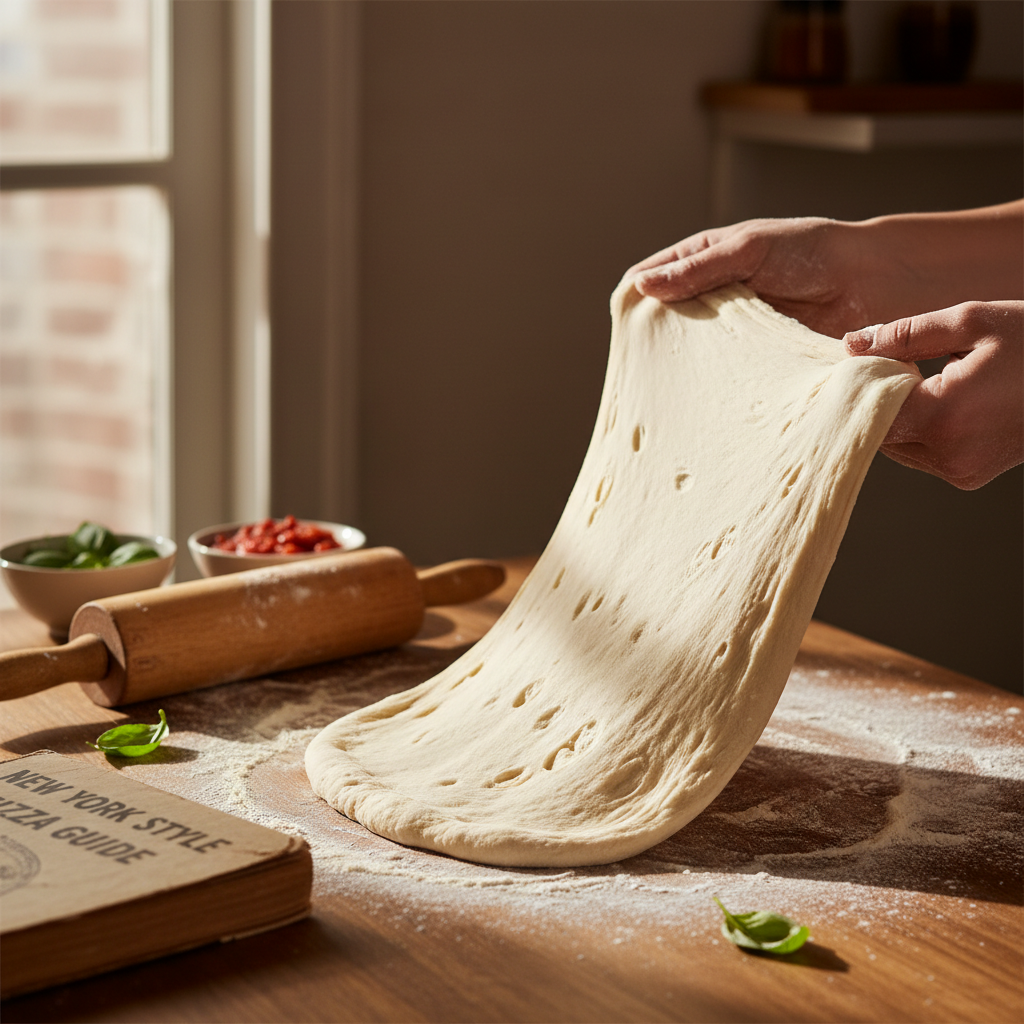 New York Style Pizza Dough: The Foldable Slice