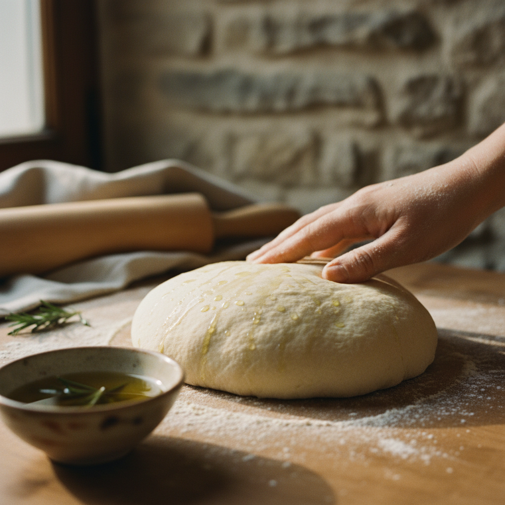Oil in Pizza Dough: Handling and Crust Effects