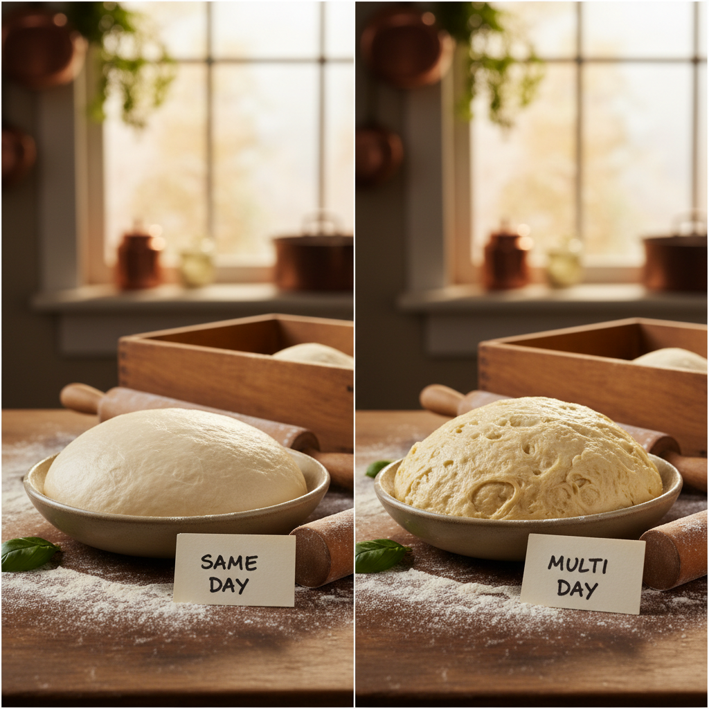 Same-Day vs Multi-Day Pizza Dough: Honest Comparison